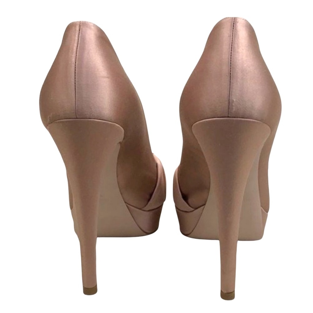 Miu Miu luxury champagne pink jewel embellished stiletto heels size 9 - Picture 7 of 8